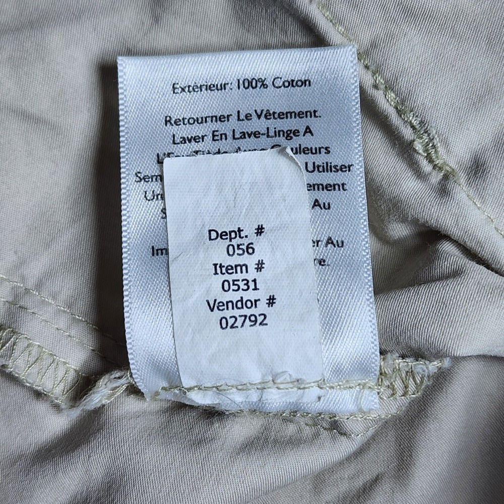 Eddie Bauer Womens Utility Jacket Cotton Lightweight Gorpcore Hiking Neutral XL - Picture 16 of 16